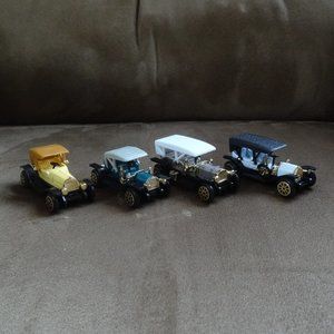 ANTIQUE Die Cast CLASSIC CARS / Automobiles ~ Set of 4 ~ Reader’s Digest